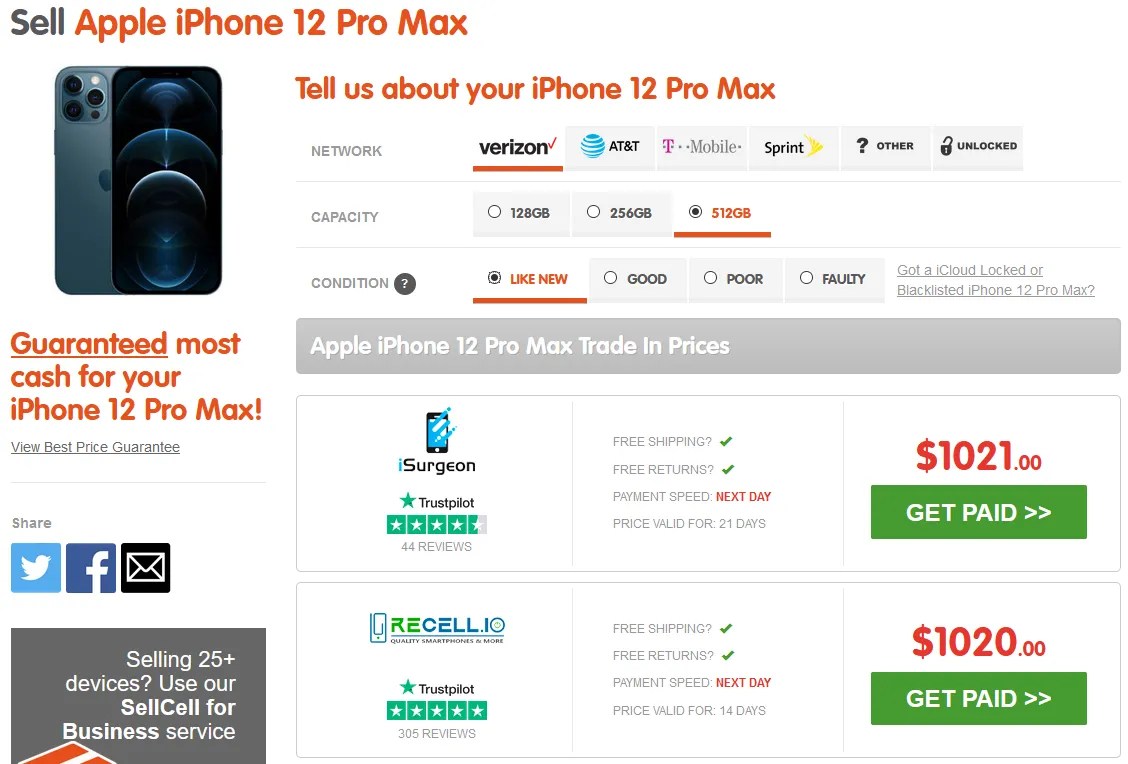 SellCell Review The Best Place to Sell Your Old Phone