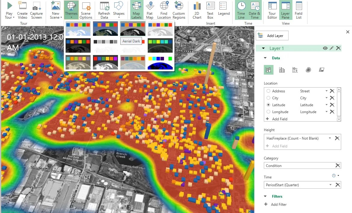 How to Make a 3D Map in Excel