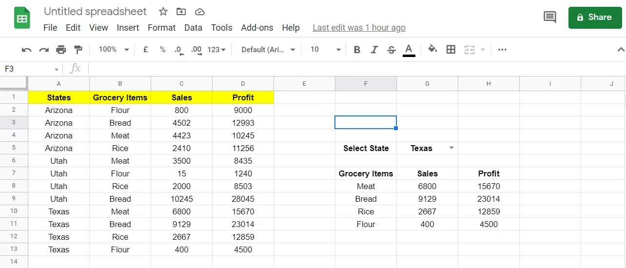 How to Use the FILTER Function in Google Sheets