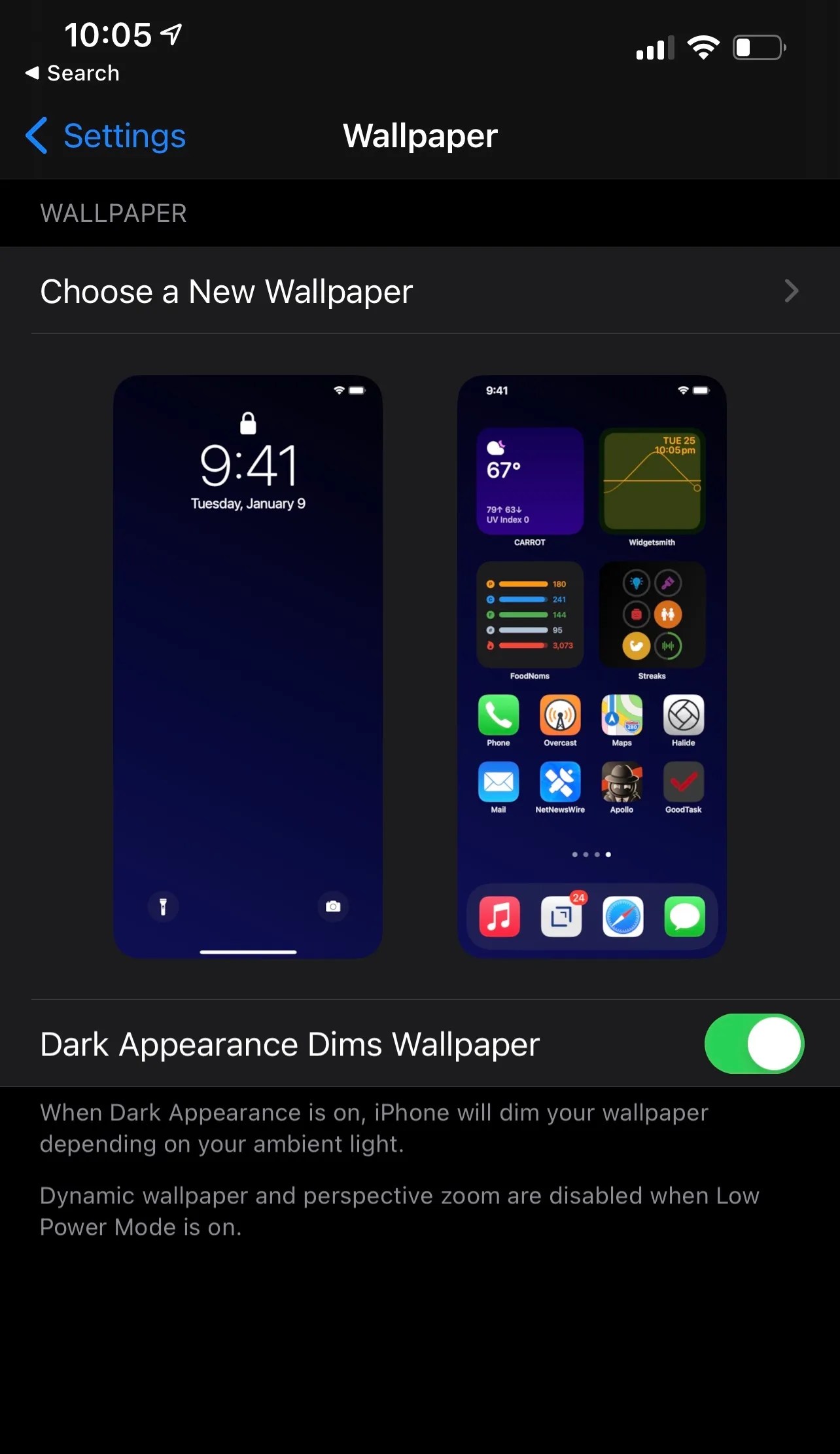 How to Use Different iPhone Wallpapers for Light and Dark Mode
