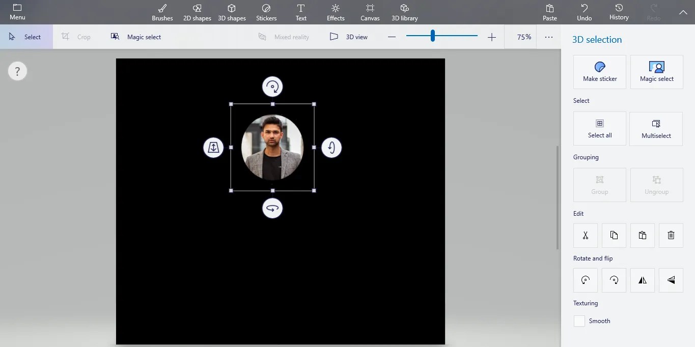How to Crop an Image Into a Perfect Circle With Paint 3D