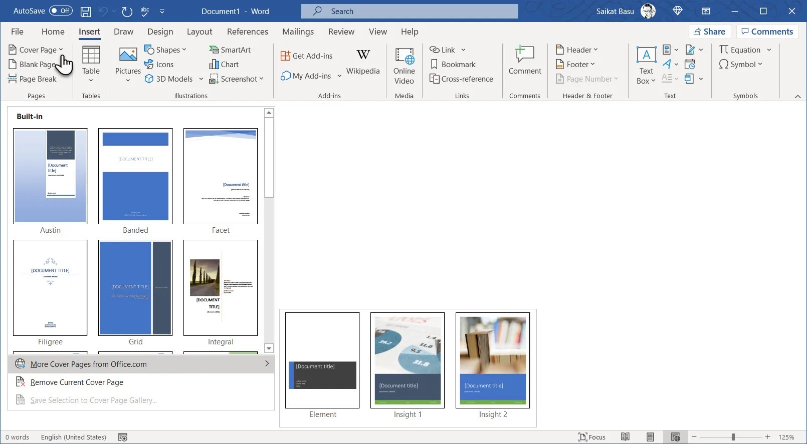 How to Make a Custom Cover Page in Microsoft Word