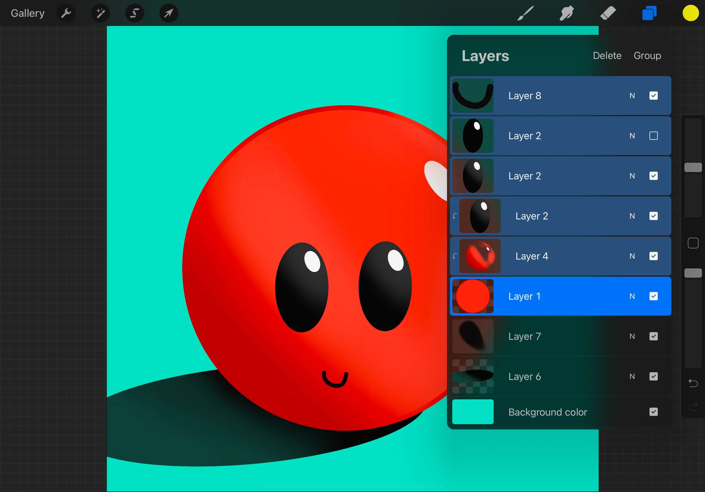 New to Procreate? Here Are 13 Tips to Start Using Layers
