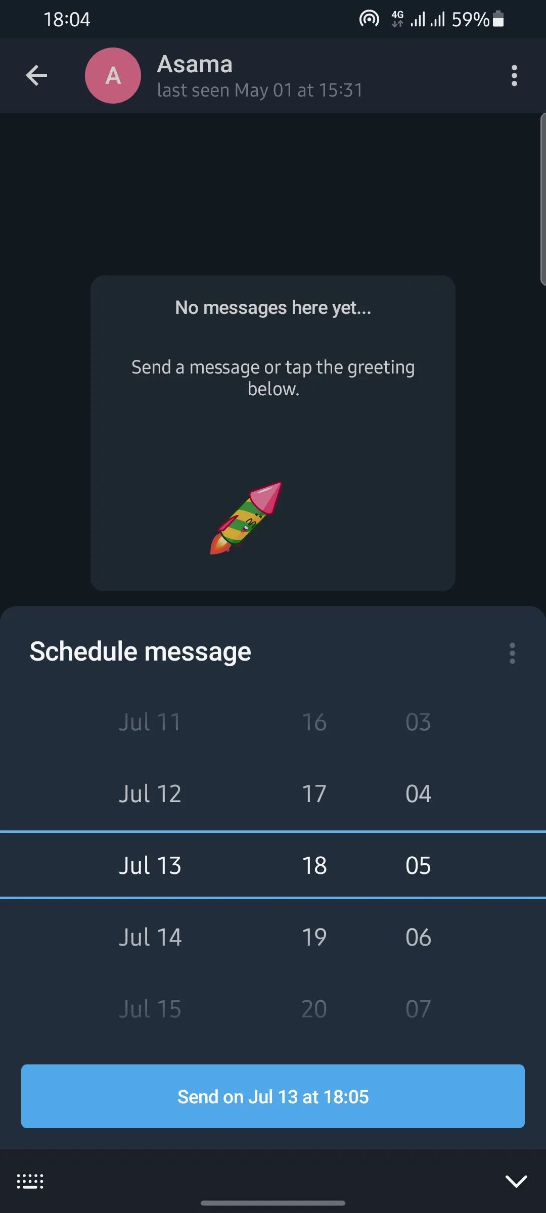 How to Schedule Messages on Telegram