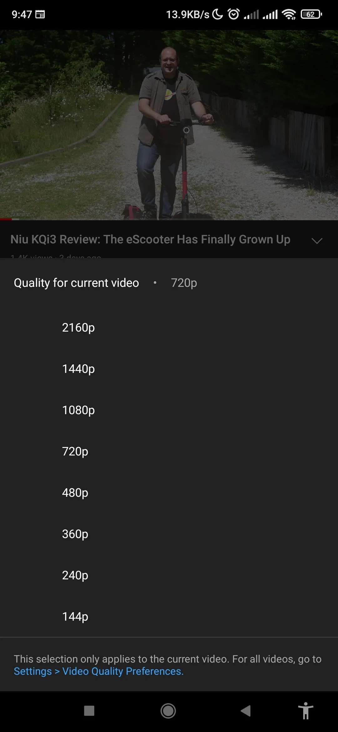 How to Permanently Change YouTube Video Quality