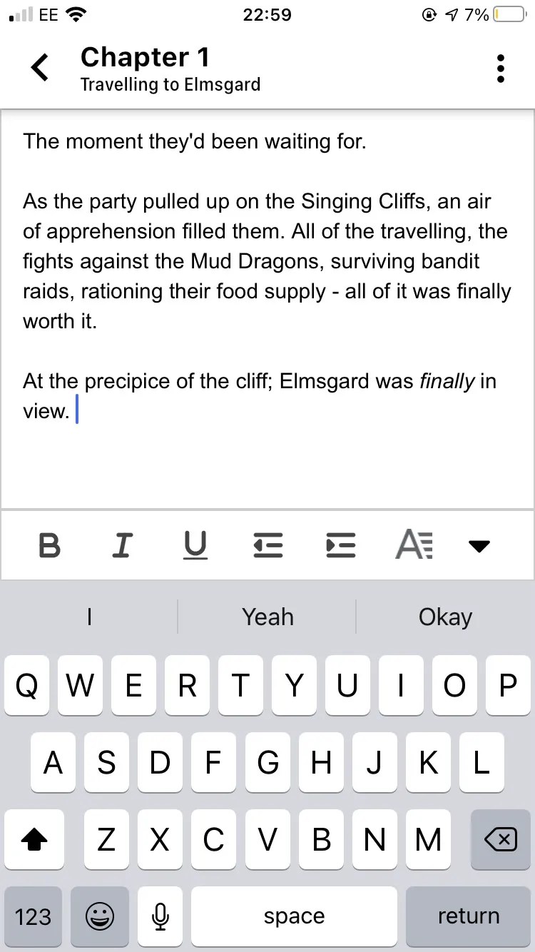 The 6 Best iPhone BookWriting Apps