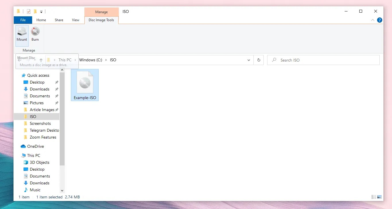 How to Mount and Extract ISO Files on Windows