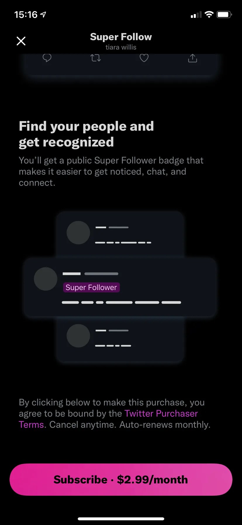 How to Use Super Follows to Subscribe to Someone on Twitter