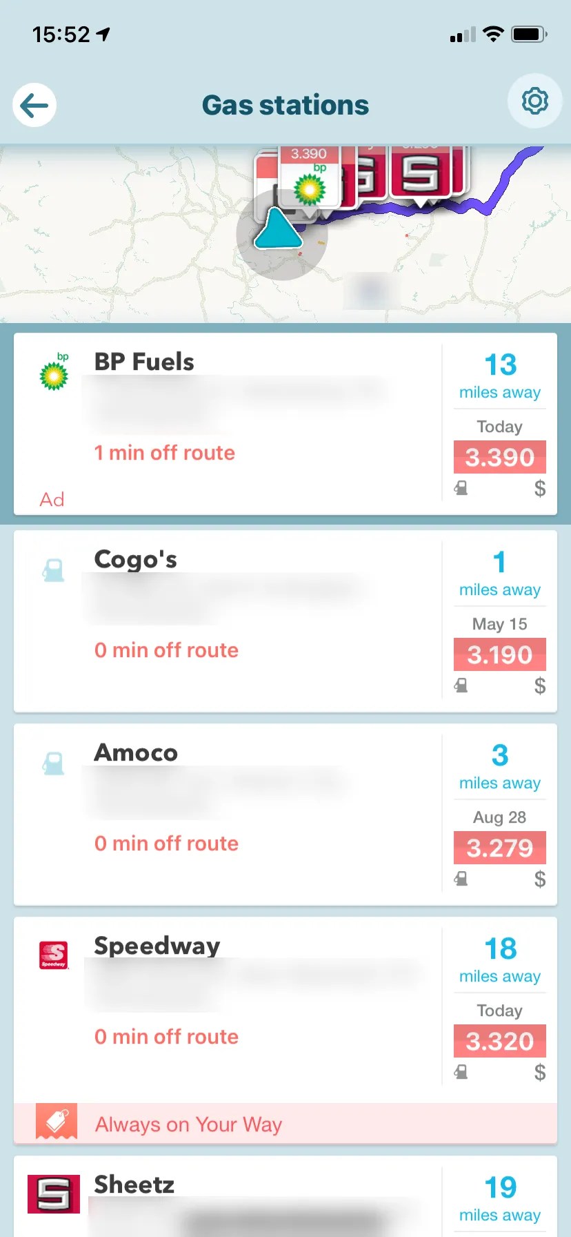 How to Find Gas Stations Along Your Route 4 Methods
