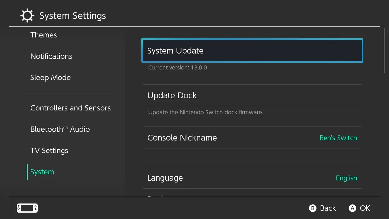 How to Update Your Nintendo Switch System, Games, and Controllers