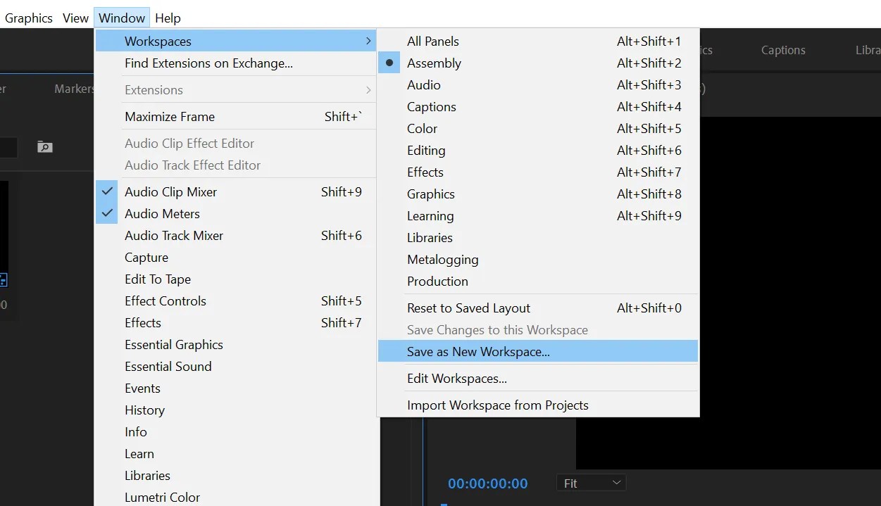 How to Create Custom Workspaces in Adobe Premiere Pro