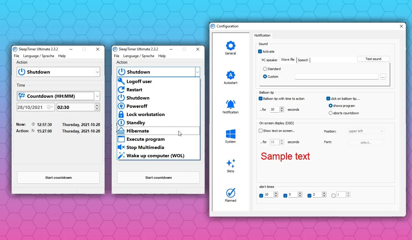 How to Set Up a Sleep Timer Shutdown in Windows