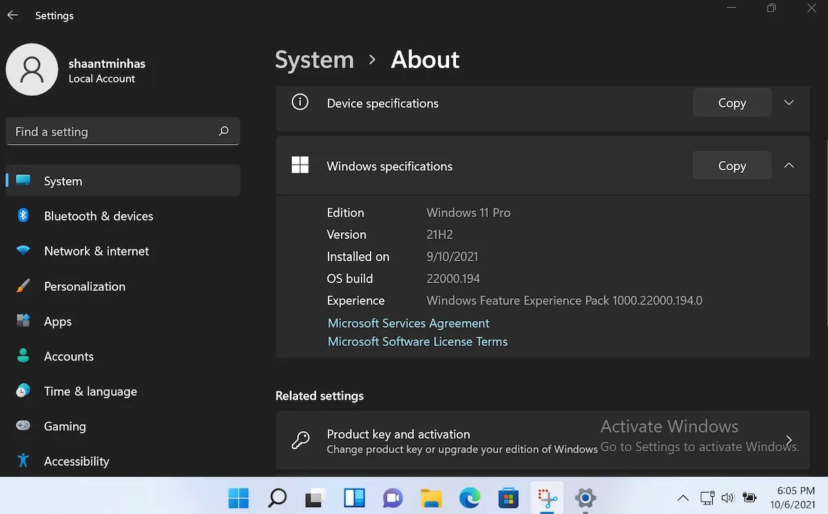 How to Check the Build and Version of Windows 11