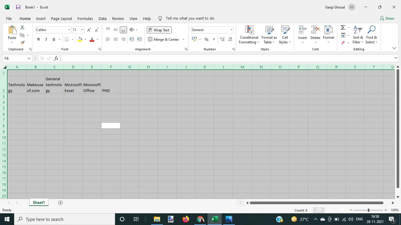 How to Wrap Text in Excel