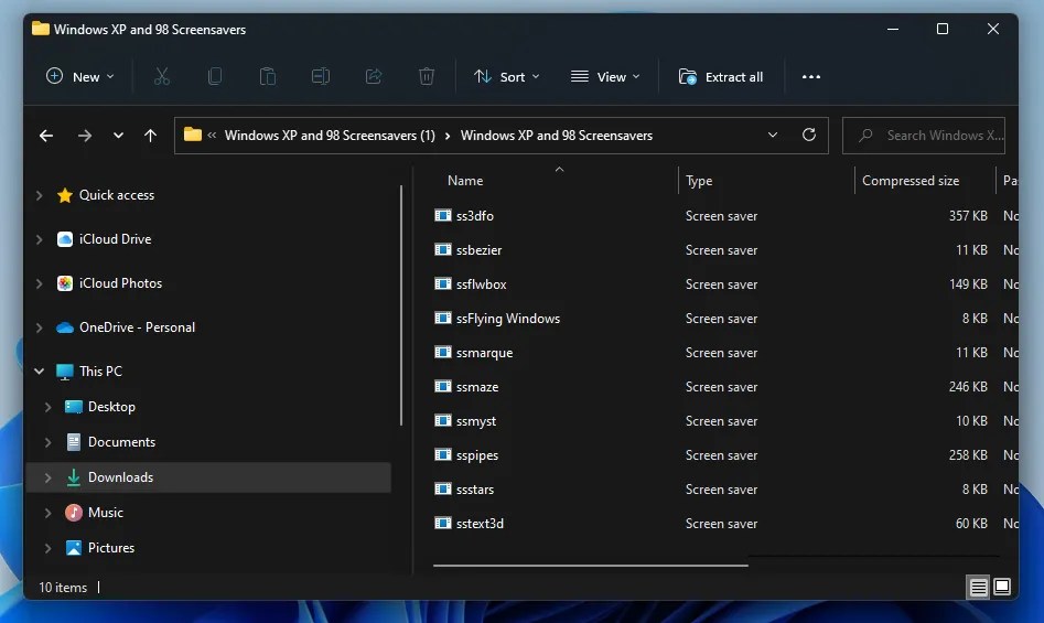 How to Add Classic XP Screensavers to Windows 11