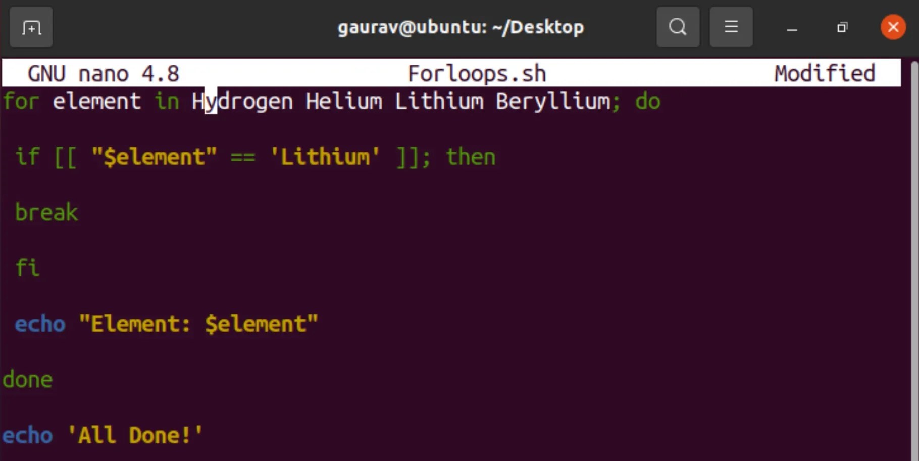 How to Use the for Loop in a Linux Bash Shell Script