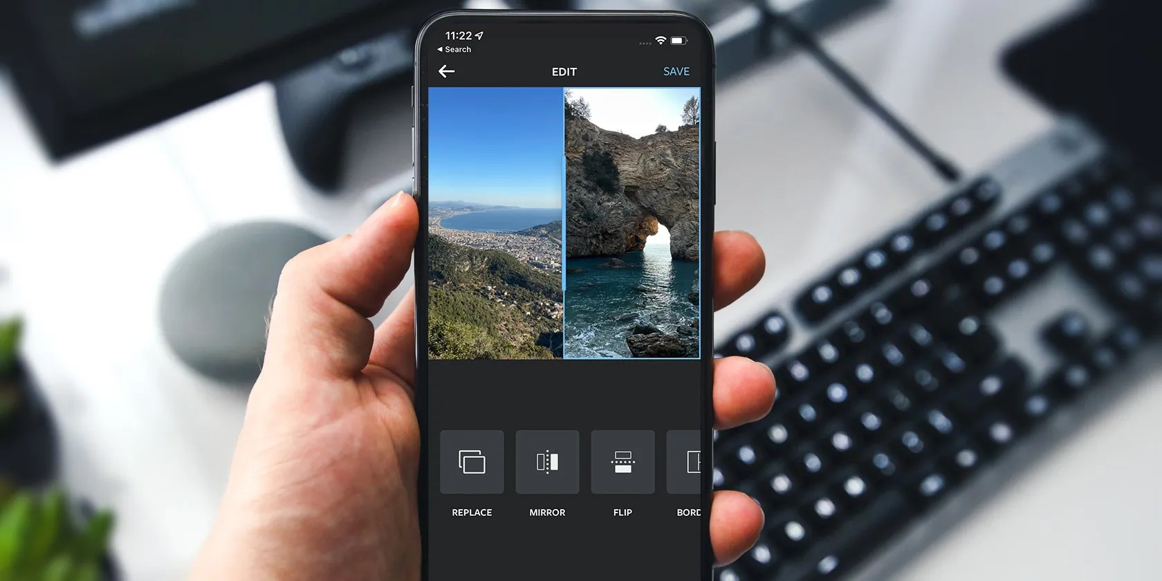 2 Easy Ways to Combine Photos on an iPhone