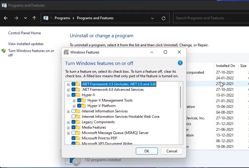 How to Enable HyperV in Windows 11