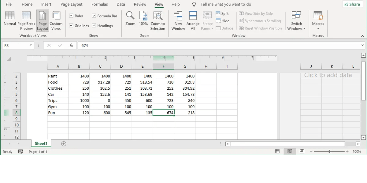How to Make an Excel a Continuous Sheet Johnson Theyeaterve