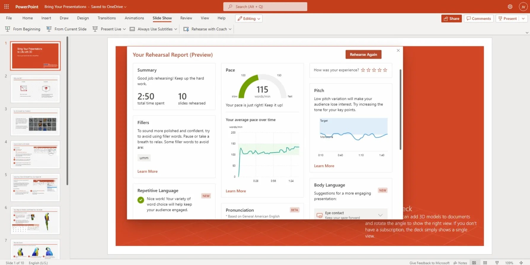 How to Use PowerPoint Speaker Coach to Improve Your Presentation Skills