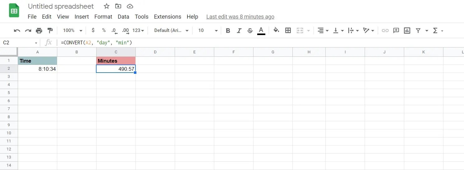 How to Convert Date and Time to Numbers in Google Sheets