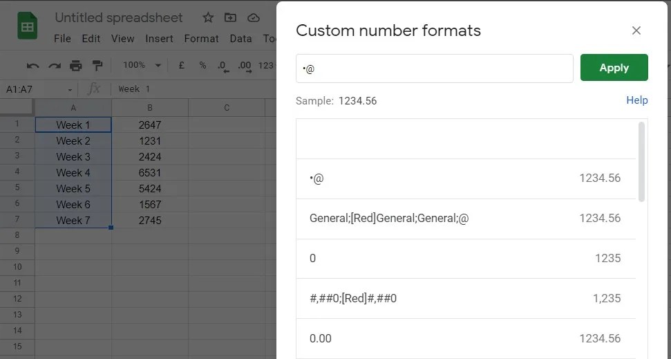 How to Add Bullet Points in Google Sheets