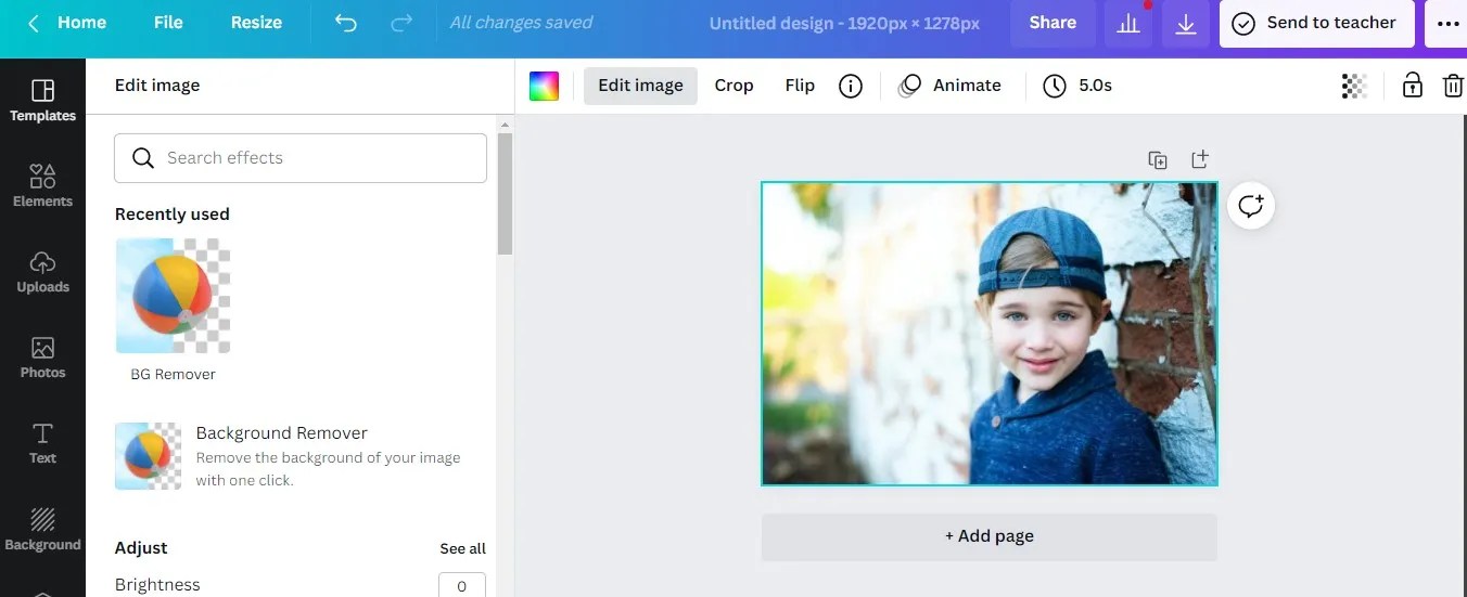How to Change the Background of an Image in Canva