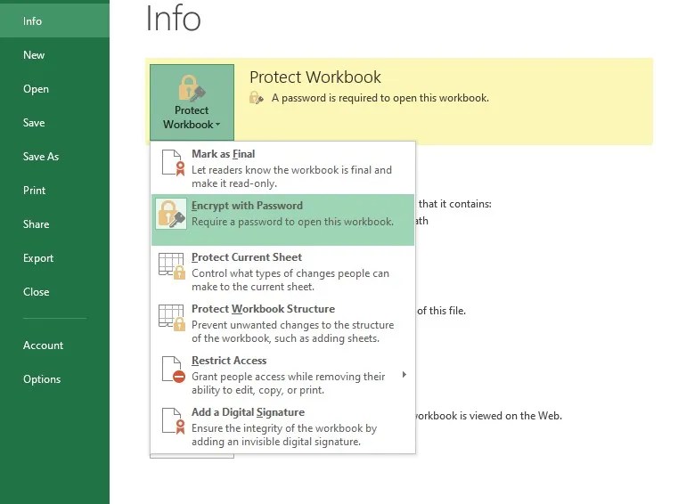 How to Change or Remove the Password of an Encrypted Excel File