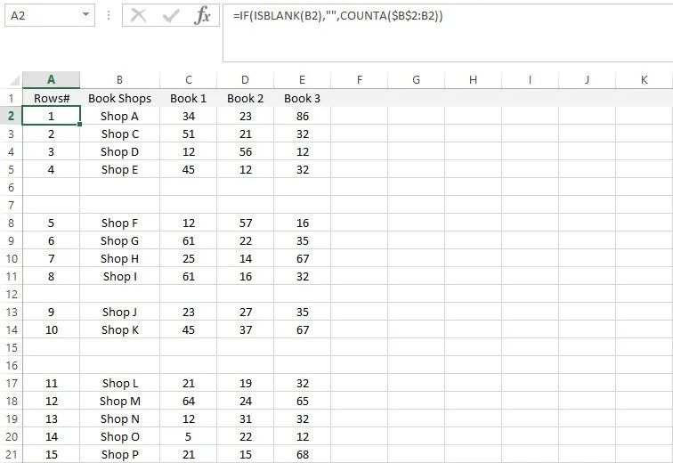 How to Number Rows in Microsoft Excel