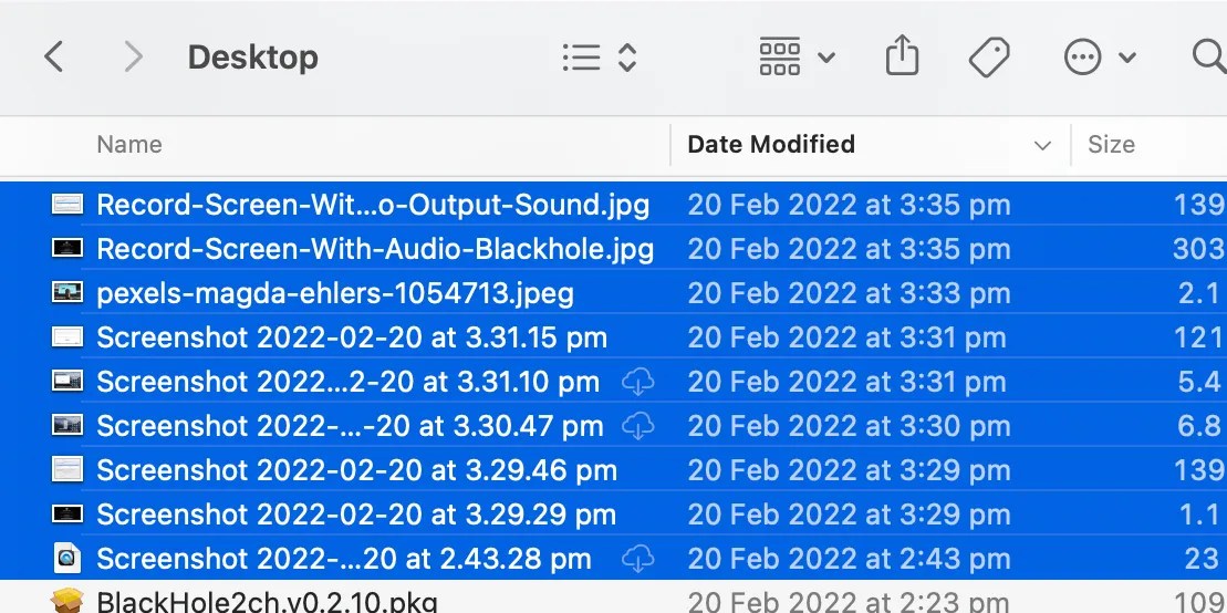 How to Select Multiple Files on Mac