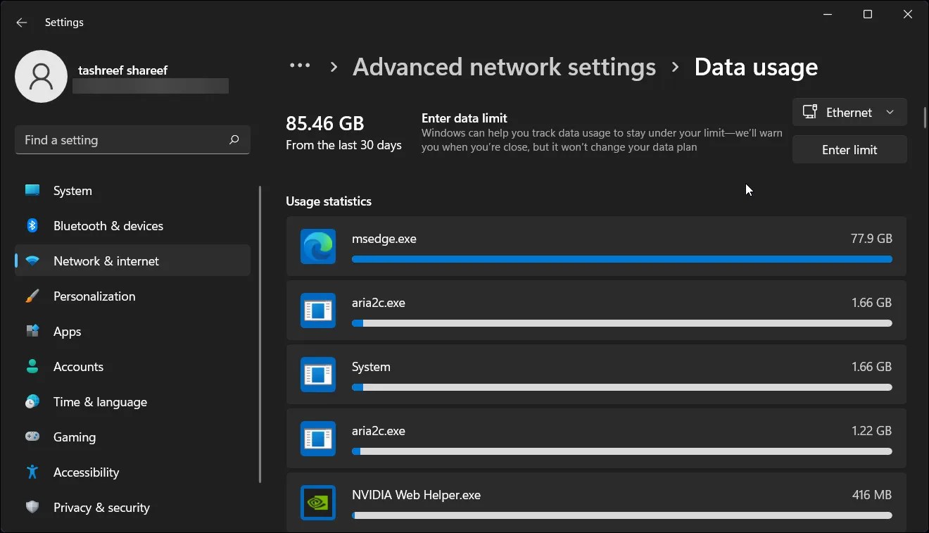 How to Monitor and Set Data Usage Limit in Windows 11