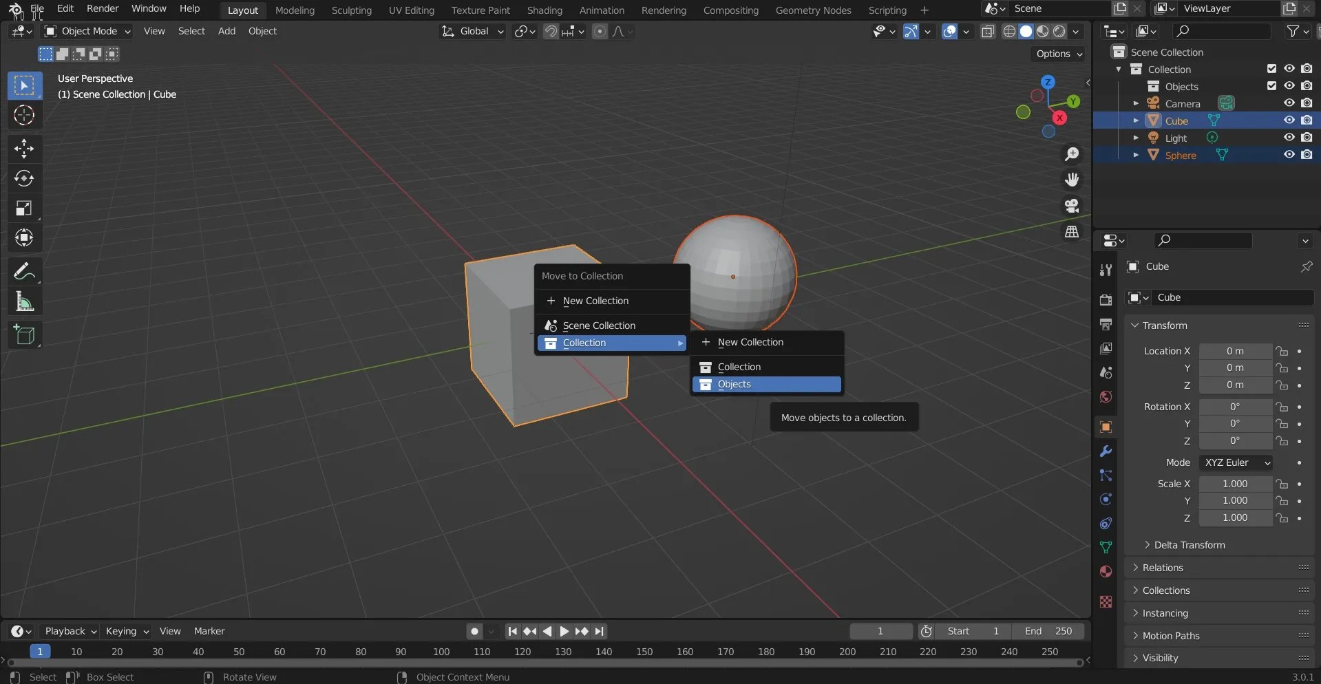 How to Group Objects in Blender