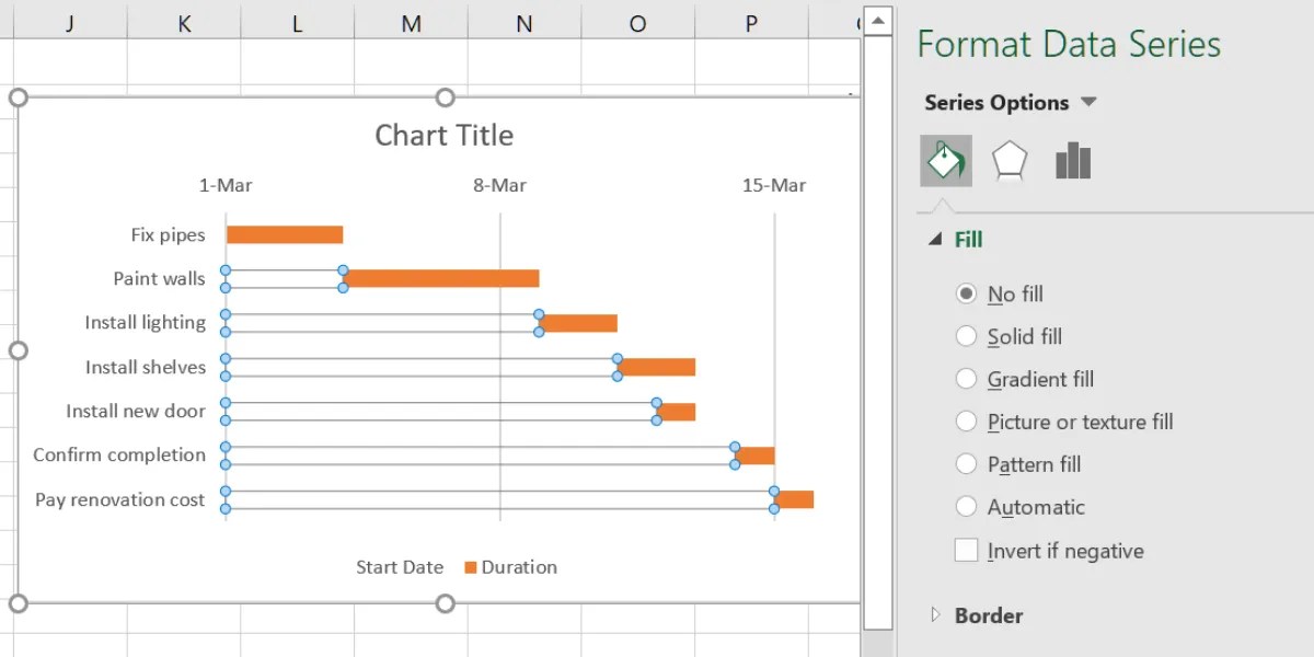 How to Make a Basic Gantt Chart in Excel
