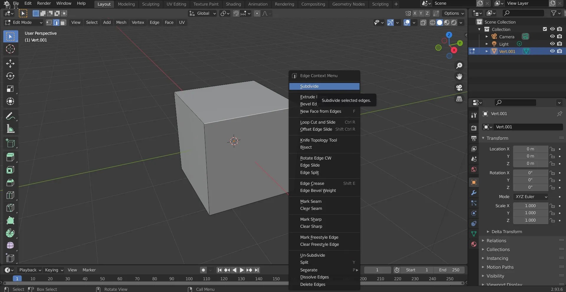 How to Add a Vertex in Blender A Beginner's Guide
