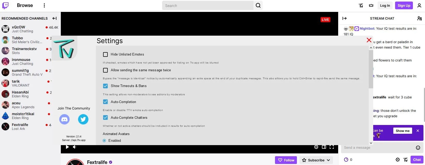 These 5 Firefox AddOns Completely Transform Twitch