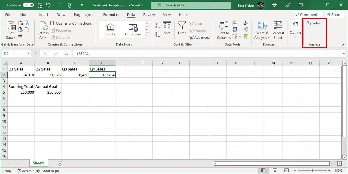 Como usar o Goal Seek e o Solver do Excel para resolver variáveis