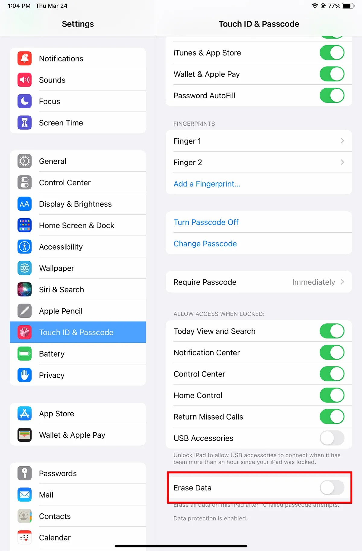 How to Enable and Change the iPad Lock Screen