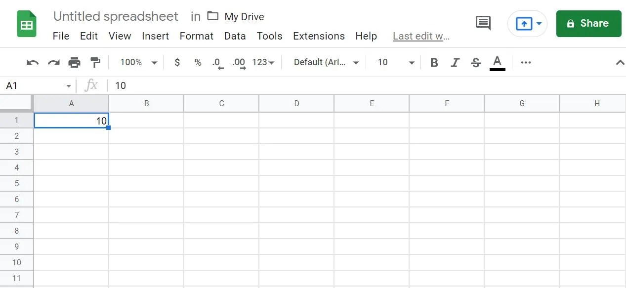 How to Autofill Rows and Columns in Google Sheets