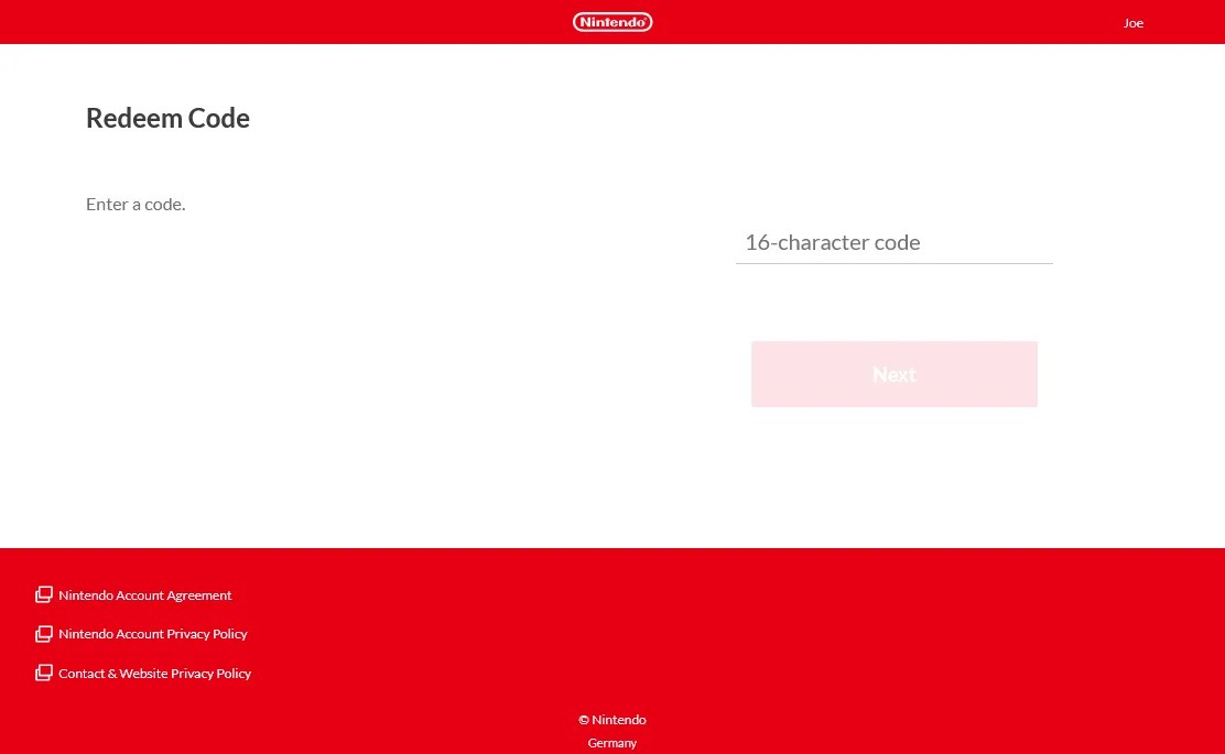 How to Redeem a Code on the Nintendo Switch