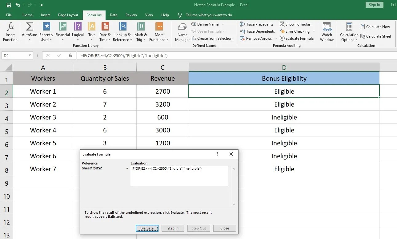 How to Understand Excel Formulas Step By Step