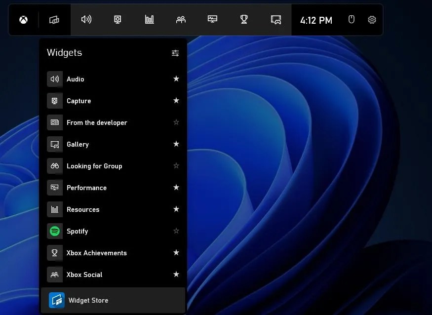How to Add Handy Widgets to the Game Bar in Windows 11/10