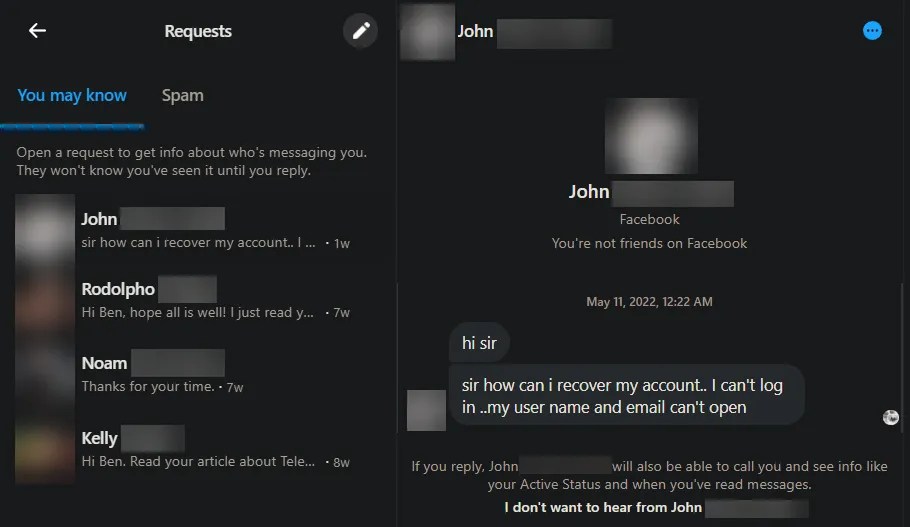 How to Find Your Hidden Messages on Facebook Messenger