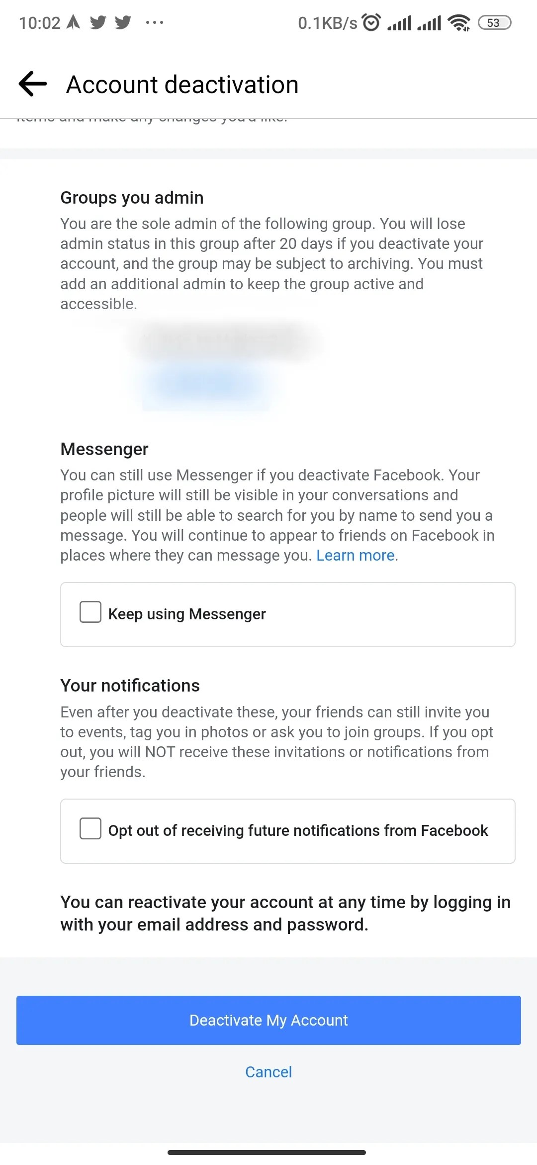 How to Delete Your Facebook Account on Android