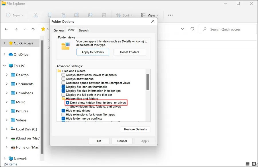 5 Ways to Hide Specific Files and Folders in Windows 11