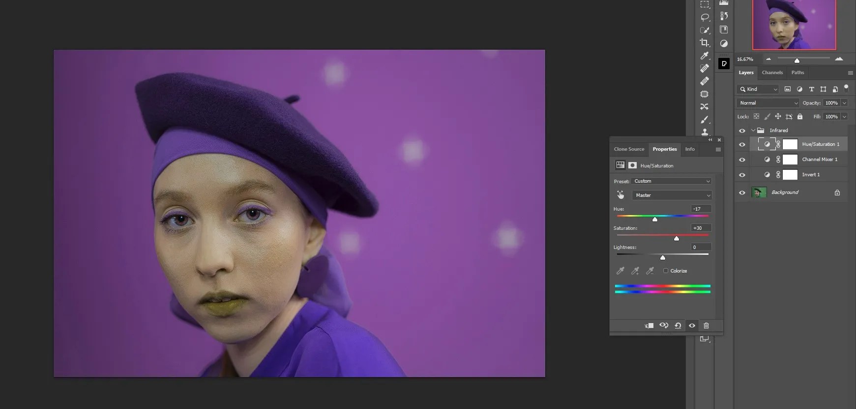 How to Create an Infrared Effect in
