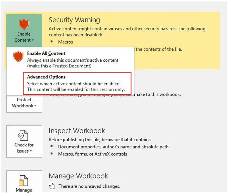How to Enable Macros in Excel Without Risks