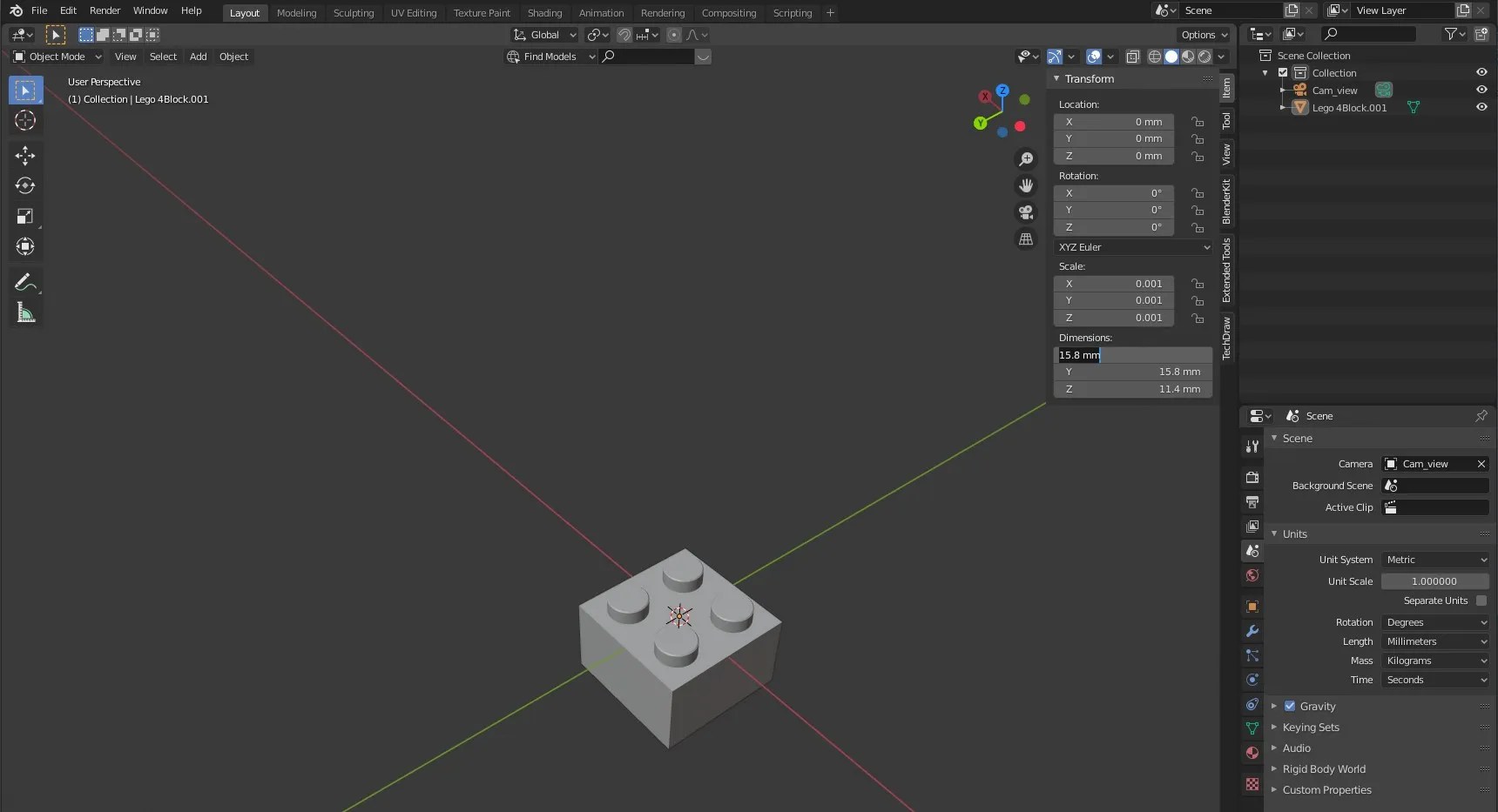 Using Blender to Create Detailed and Accurate Production Drawings