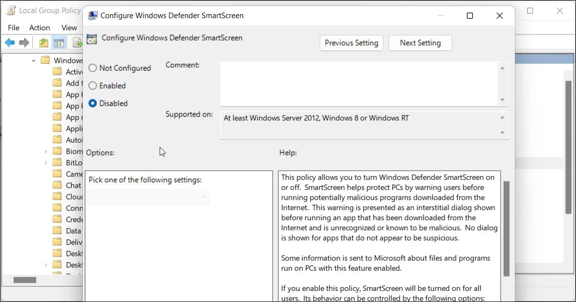 How to Enable or Disable the SmartScreen Filter in Windows 10 & 11