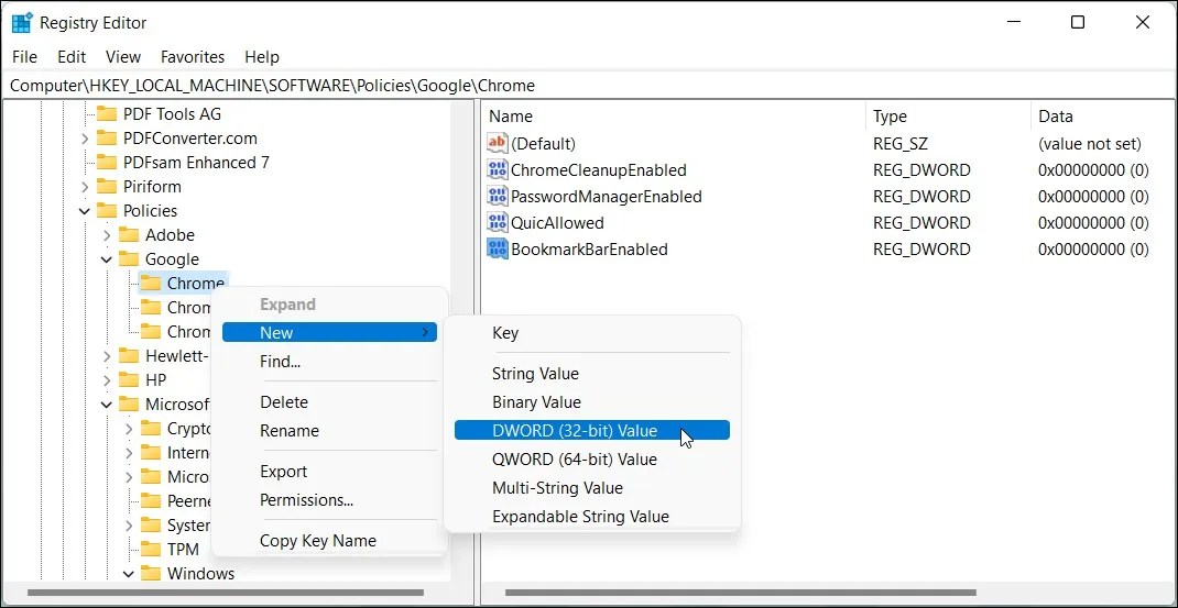 How to Show or Hide the Bookmarks Bar in Chrome, Edge, Firefox, Vivaldi