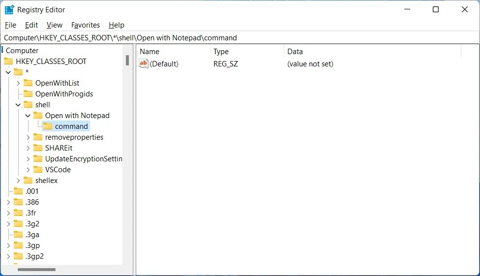 How to Add the "Open with Notepad" Option to the Context Menu in Windows